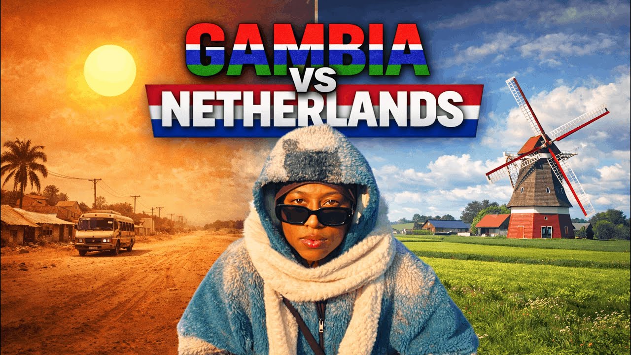 What Shocked Me When I Landed in The Netherlands vs. Gambia! 🇳🇱🇬🇲