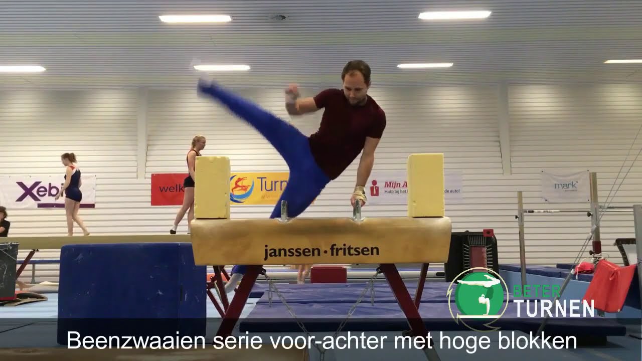Scharen leren - Turnen methodische oefeningen voltige