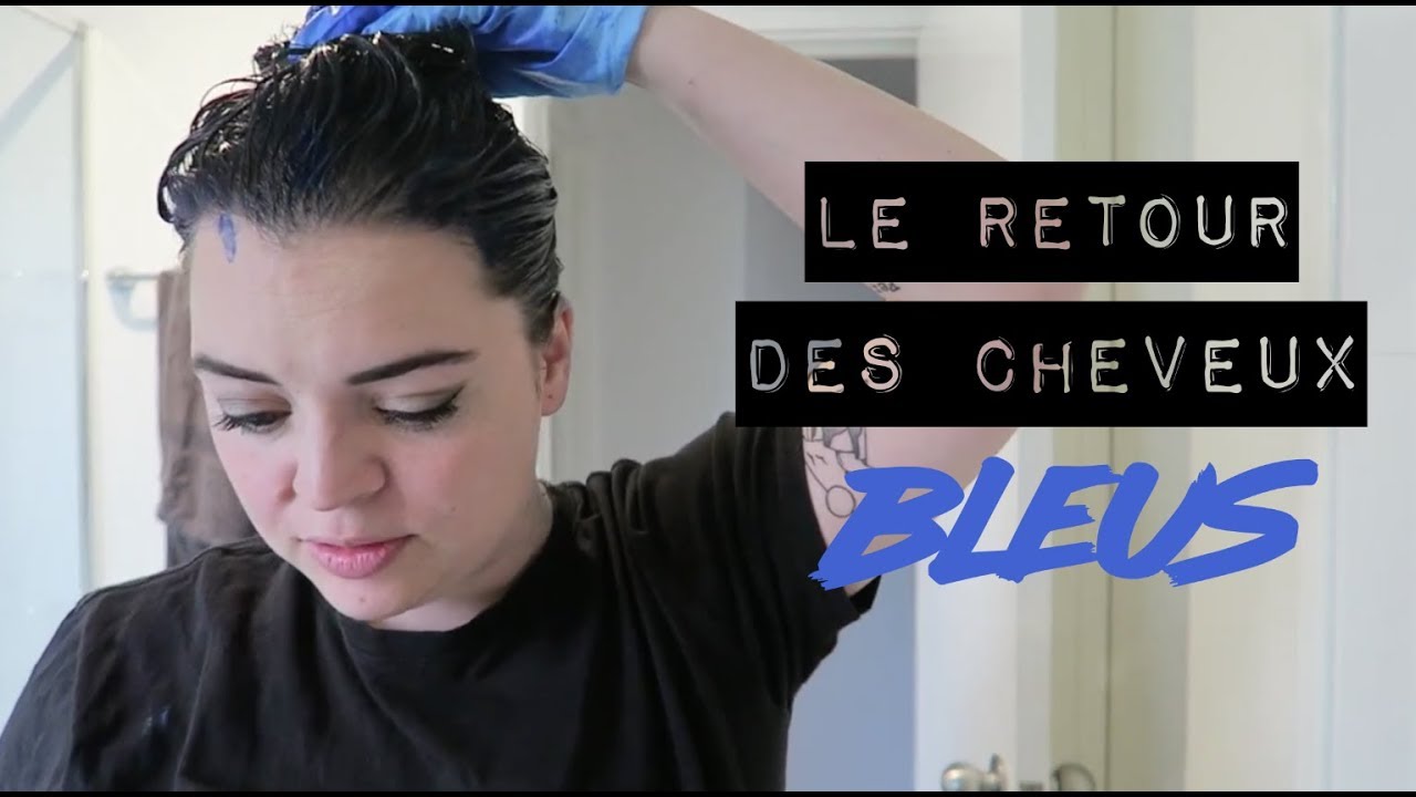 CRASH TEST COLORATION - Des pointes bleues sans décoloration !
