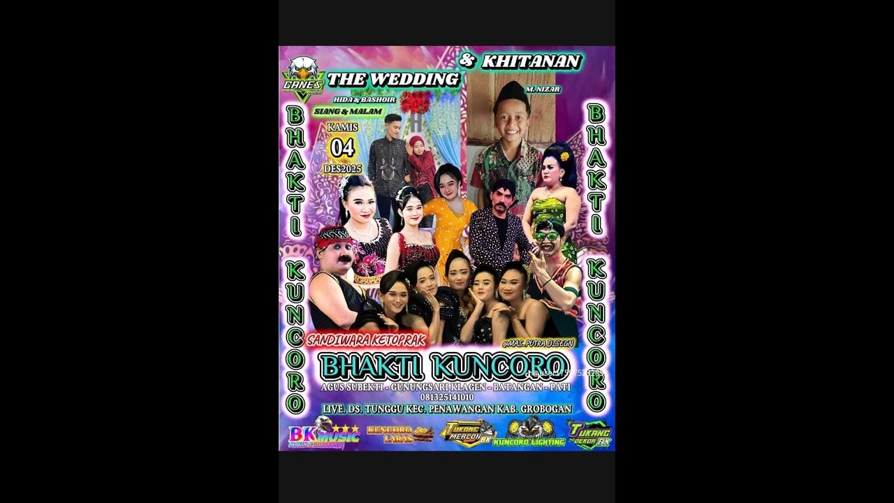 🔴#LIVE KETOPRAK BHAKTI KUNCORO  - WEDDING PARTY - TUNGGU ,PENAWANGAN - 04 DESEMBER 2025