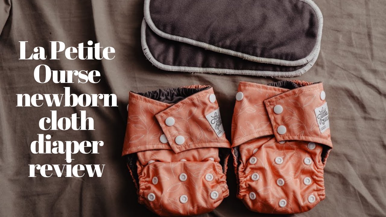 La Petite Ourse Newborn Cloth Diaper Review | What things do I like or not like about these?