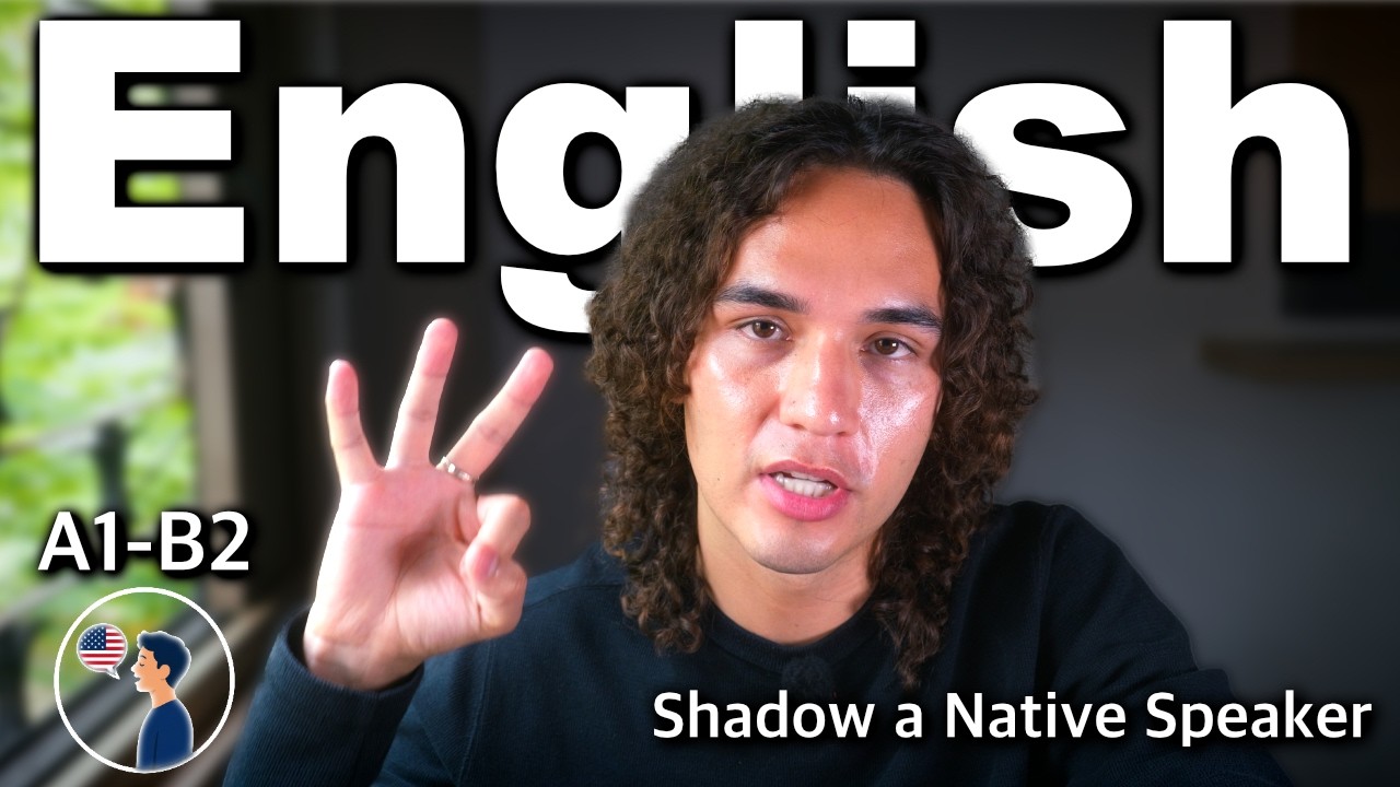 English Speaking Practice - Speak with me! (Shadowing Method)