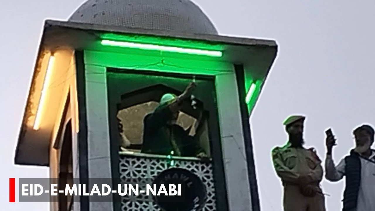 Prayers Held At Hazratbal On Eid-e-Milad