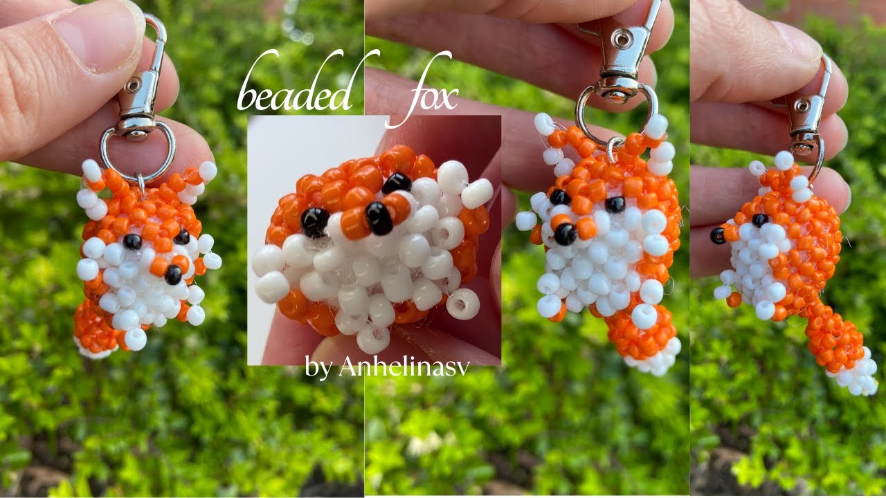 Turn Beads into a Fox! 🦊 Easy Beaded Animal Tutorial
