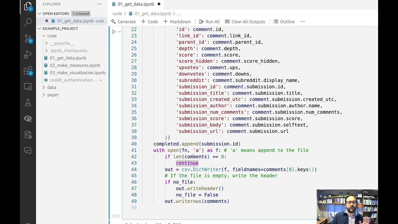 Week 13 - Organizing Computational Projects