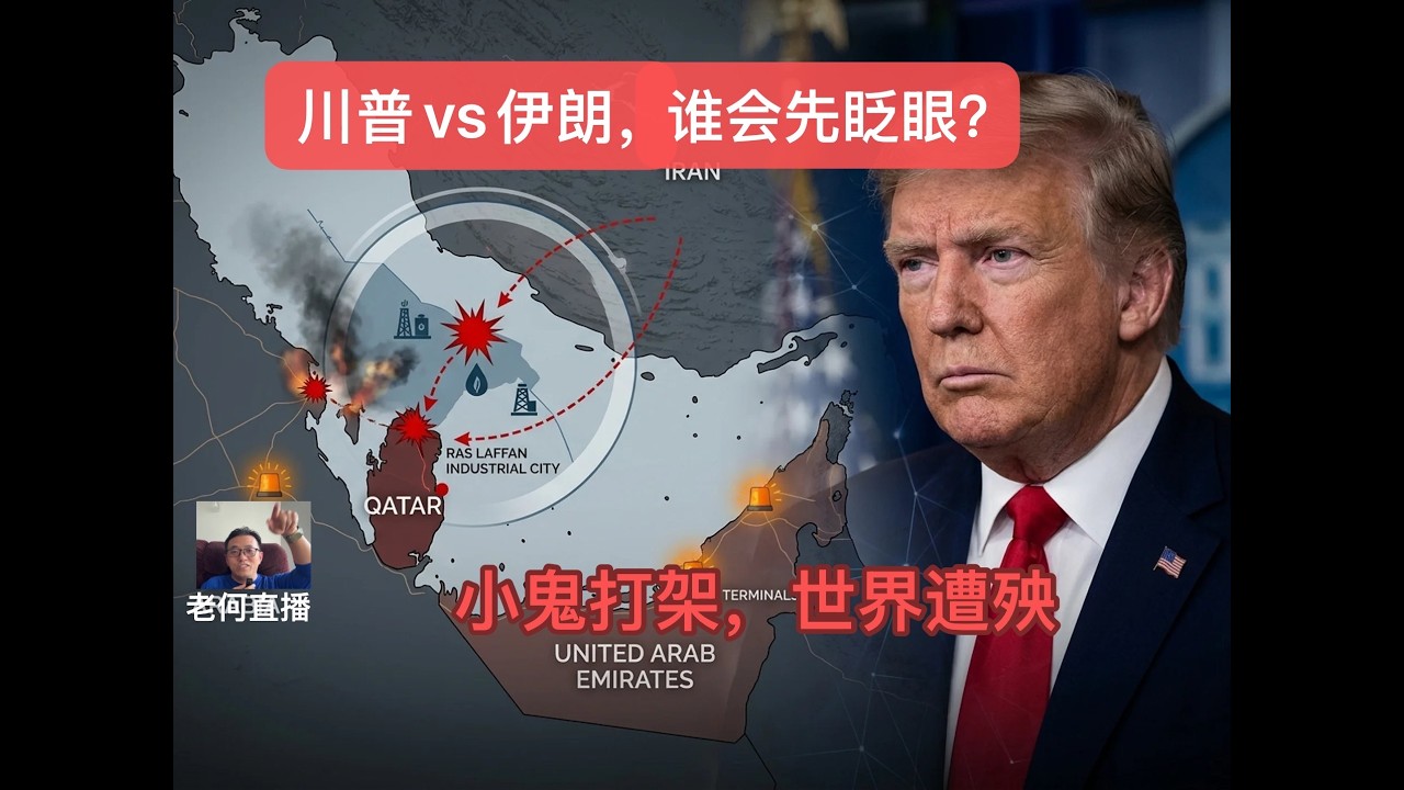 川普vs伊朗，谁会先眨眼？      （直播0322）