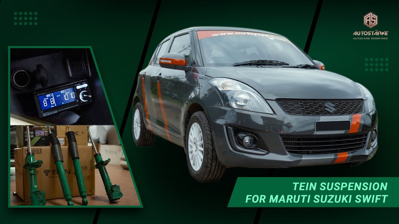 Maruti Swift with TEIN suspension upgrade | Autostarke