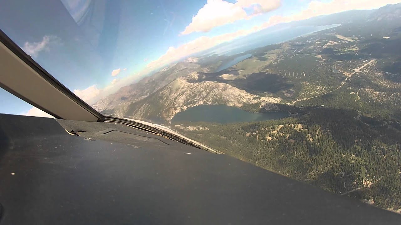 Hawker 800xp landing in South Lake Tahoe KTVL