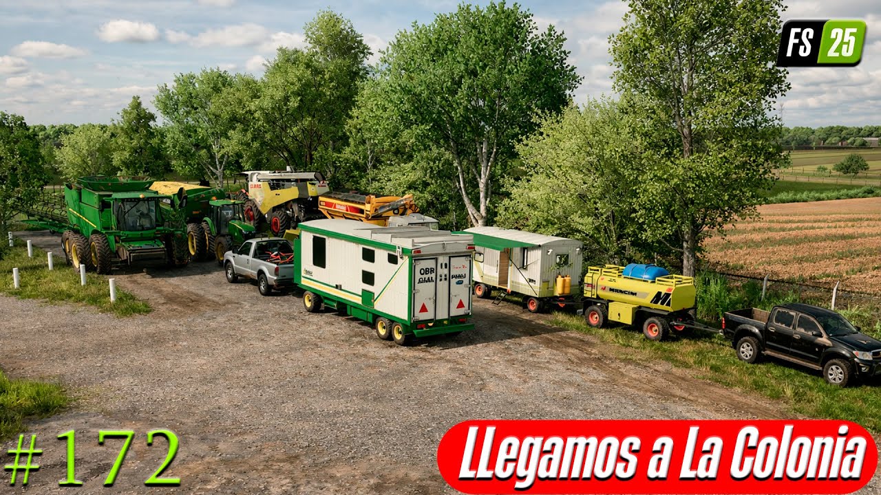 FS25 - Estamos de vuelta en casa, llegamos a la colonia - La Colonia Map