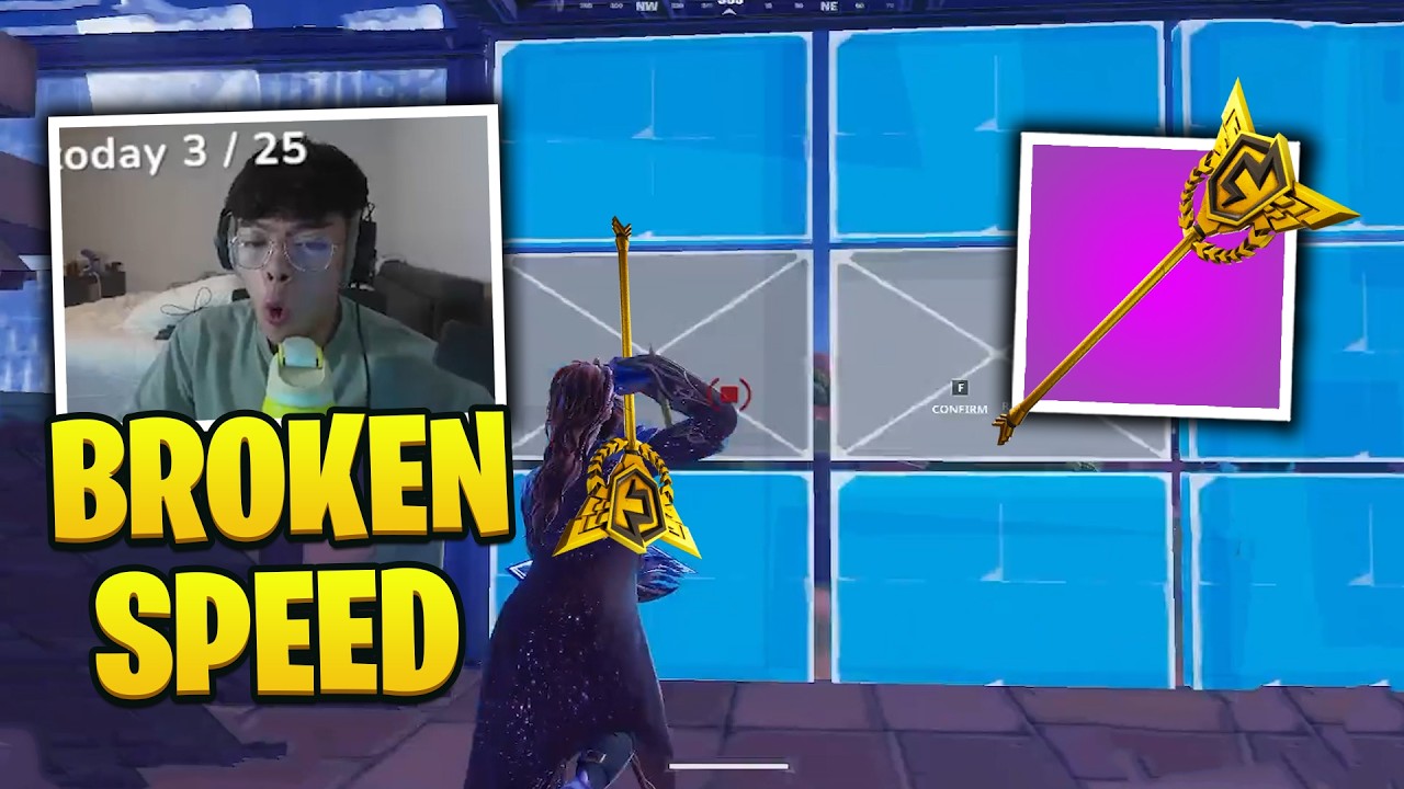 AsianJeff BREAKS Edit Speed Records w/ FNCS Pickaxe