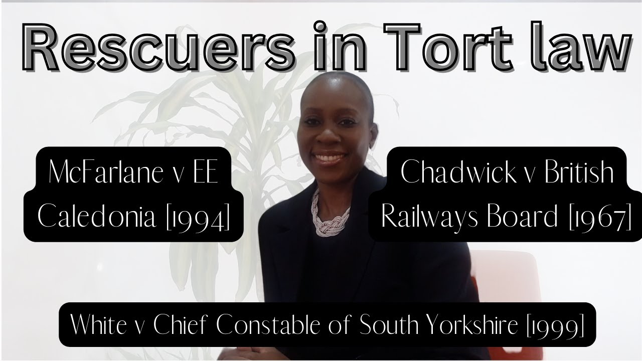 What is the law on rescuers in tort? Can rescuers get damages for pure psychiatric harm?