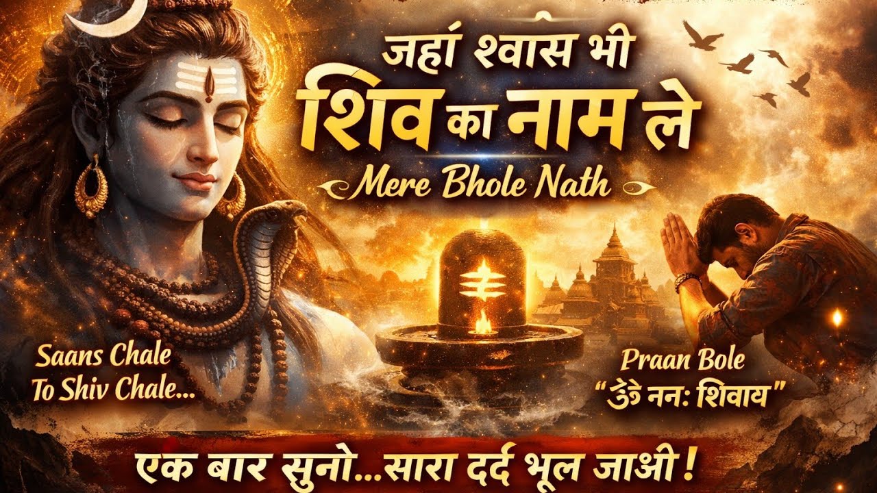 Jahan Shwas Bhi Shiv Ka Naam Le | Mere Bhole Nath | Heart Touching Shiv Bhajan | Om Namah Shivay
