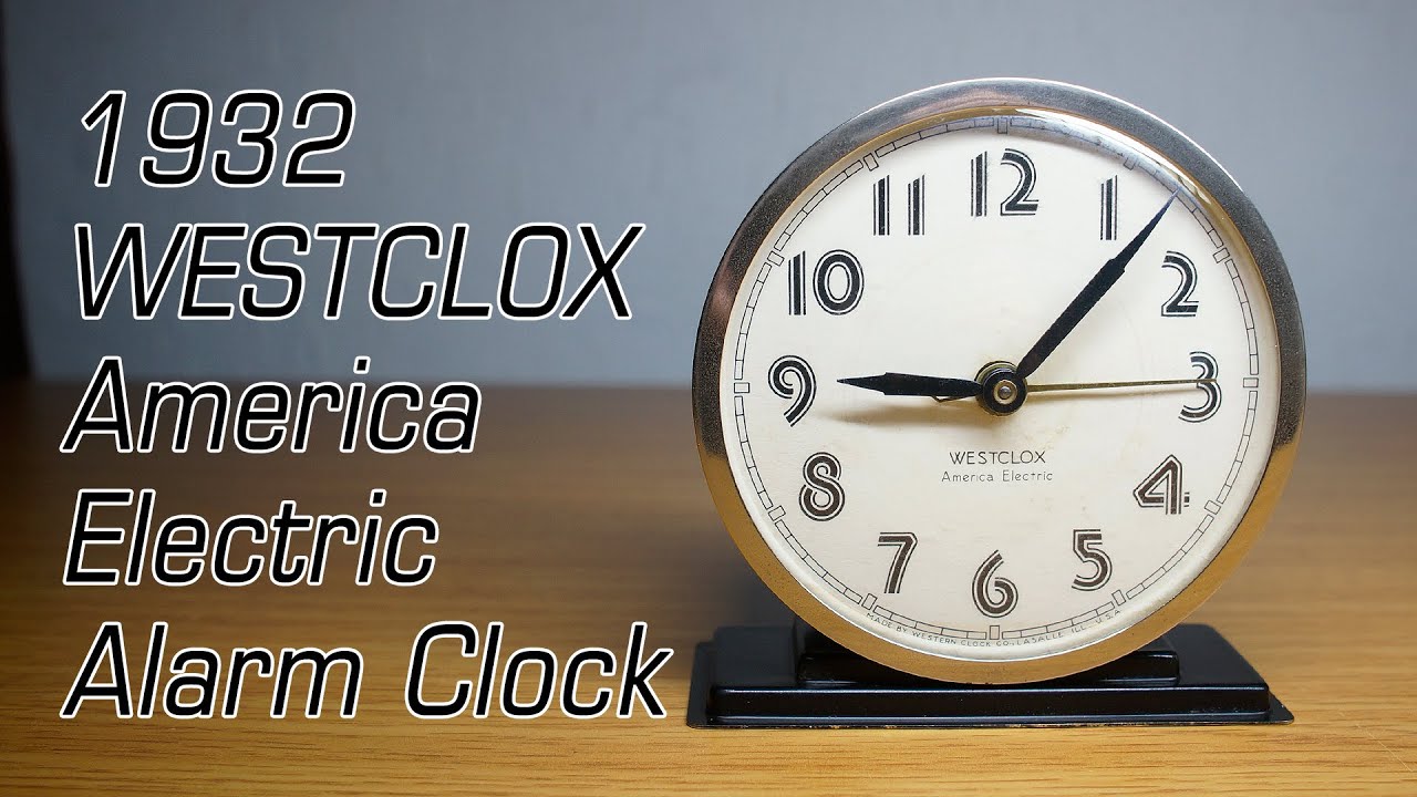 1932년 웨스트클록스 아메리카 일렉트릭 전기시계(Westclox America Electric Style 4 Alarm Clock restore)