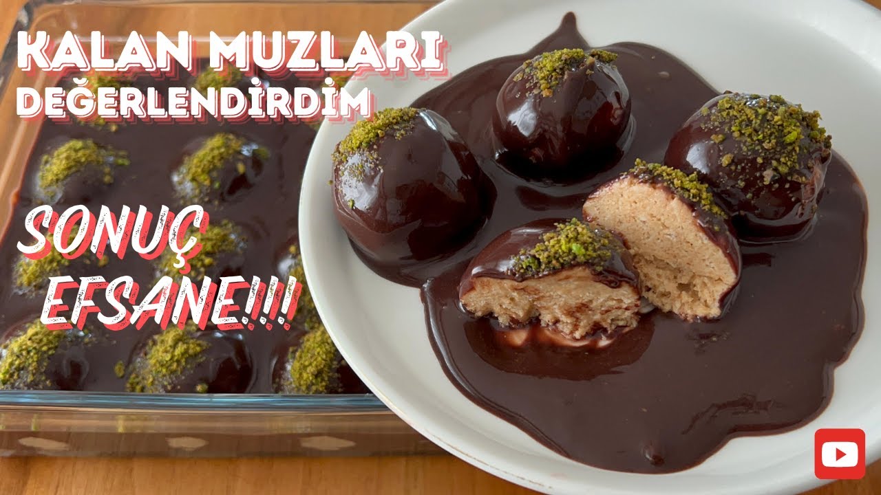 MUZUN VARSA HEMEN DENE❗️HARİKA BİR LEZZET❗️MUZLU BİSKÜVİLİ TOPLAR 💯👌