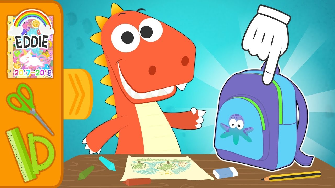 Aprende con Eddie todo para la Vuelta al Cole 👩‍🏫📐Eddie se prepara para su primer día de escuela