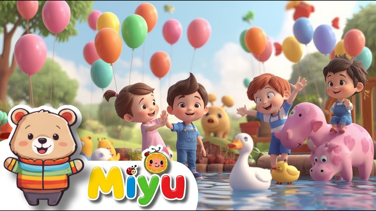 🚗🎨 Canciones Infantiles - Miyu: Coches, Colores, Animales y Diversión sin Fin 🎵👶