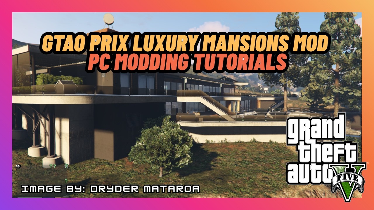 Как установить мод «Роскошные особняки» из GTAO Prix (GTAV PC Mods 2026)