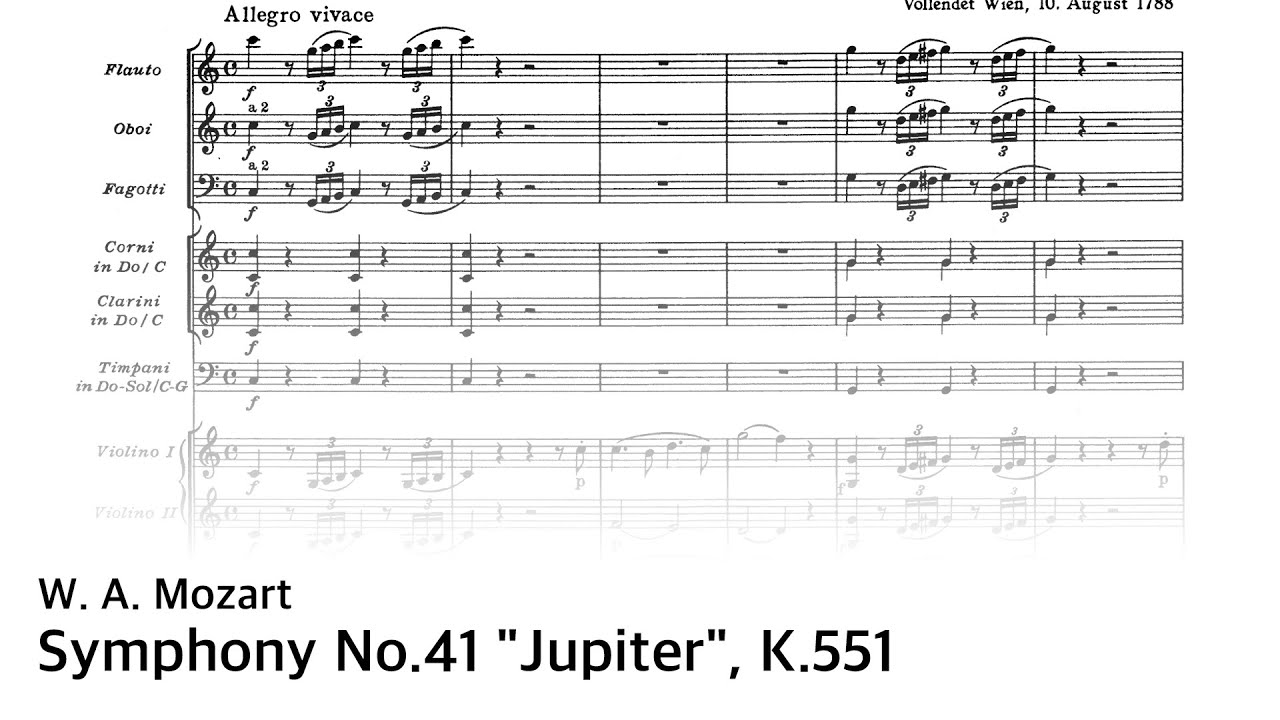[Historically Informed Performance] W. A. Mozart: Symphony No.41 