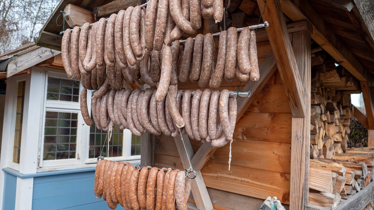 20 kg. Wurst selber machen. Wurst selber Räuchern. Selbst geräucherte Wurst
