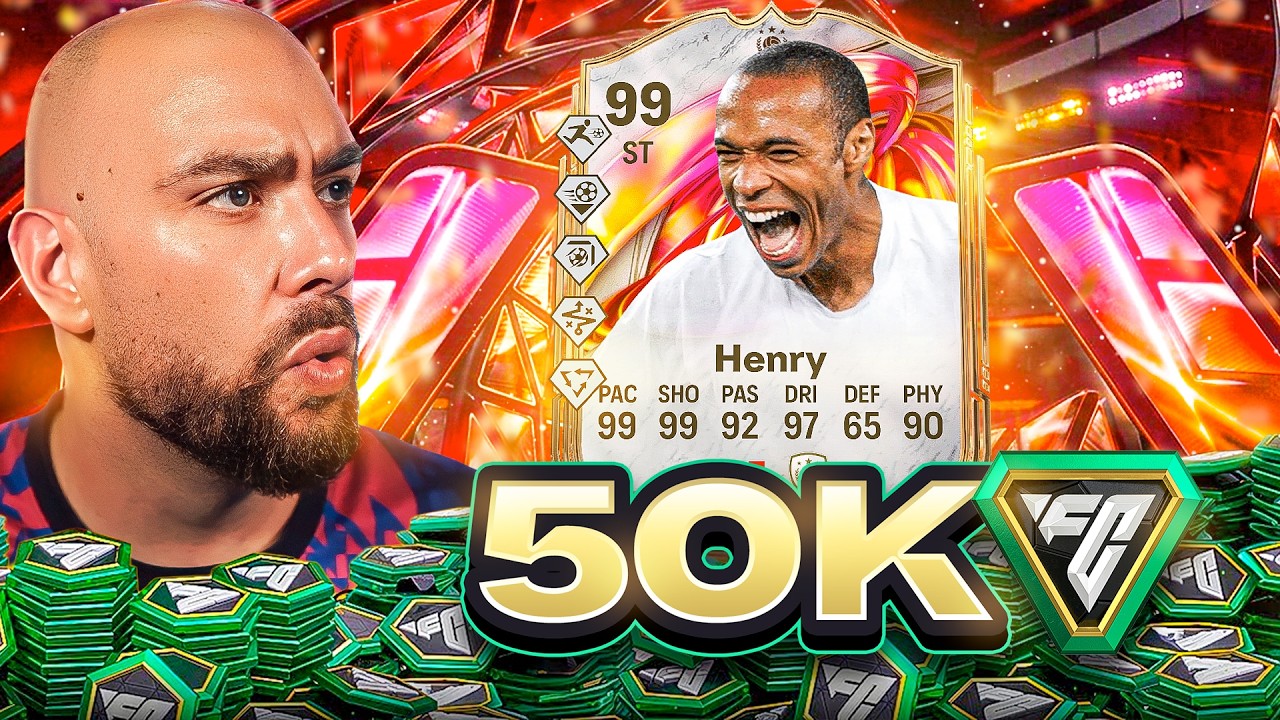 50K FC Points Decides My Team w/ 99 FUTTIES ICON HENRY!