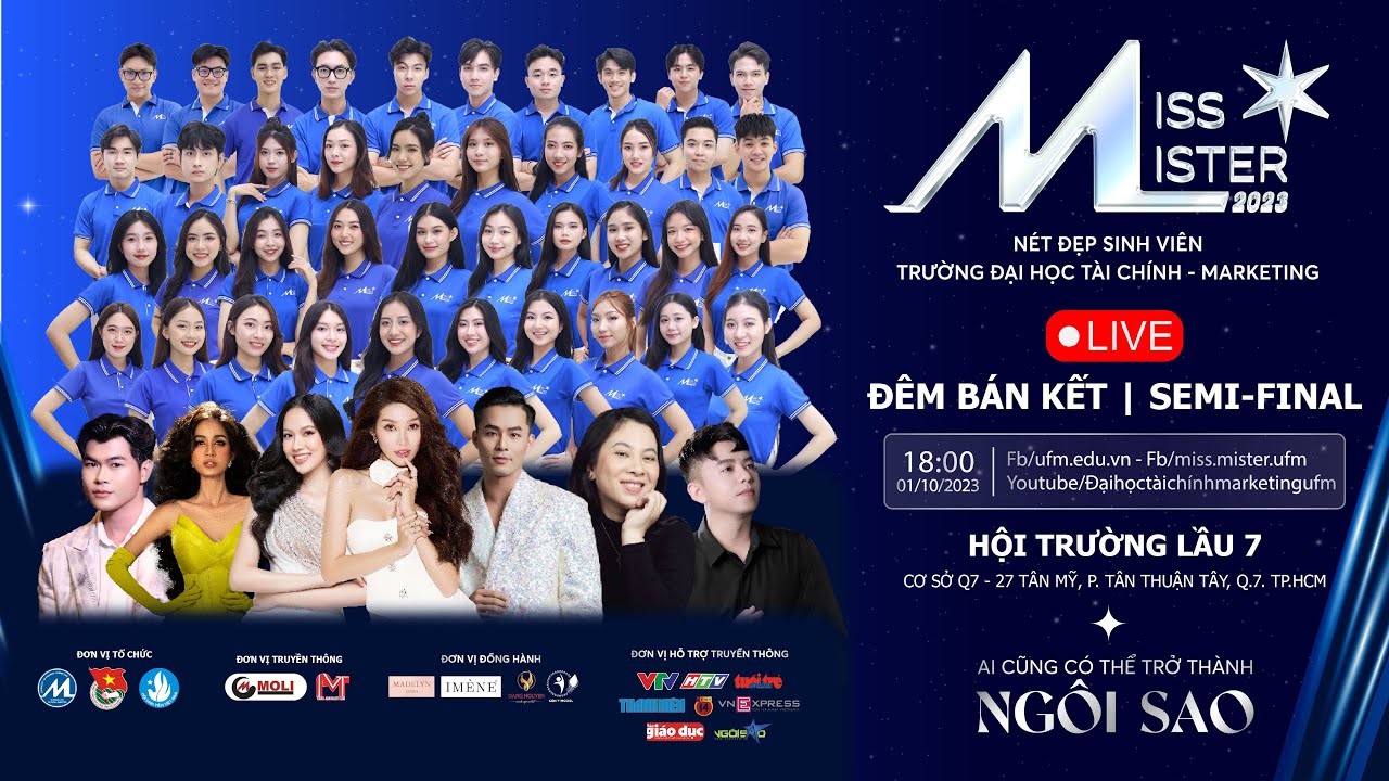 [LIVE] BÁN KẾT MISS & MISTER UFM 2023 | SEMI-FINAL