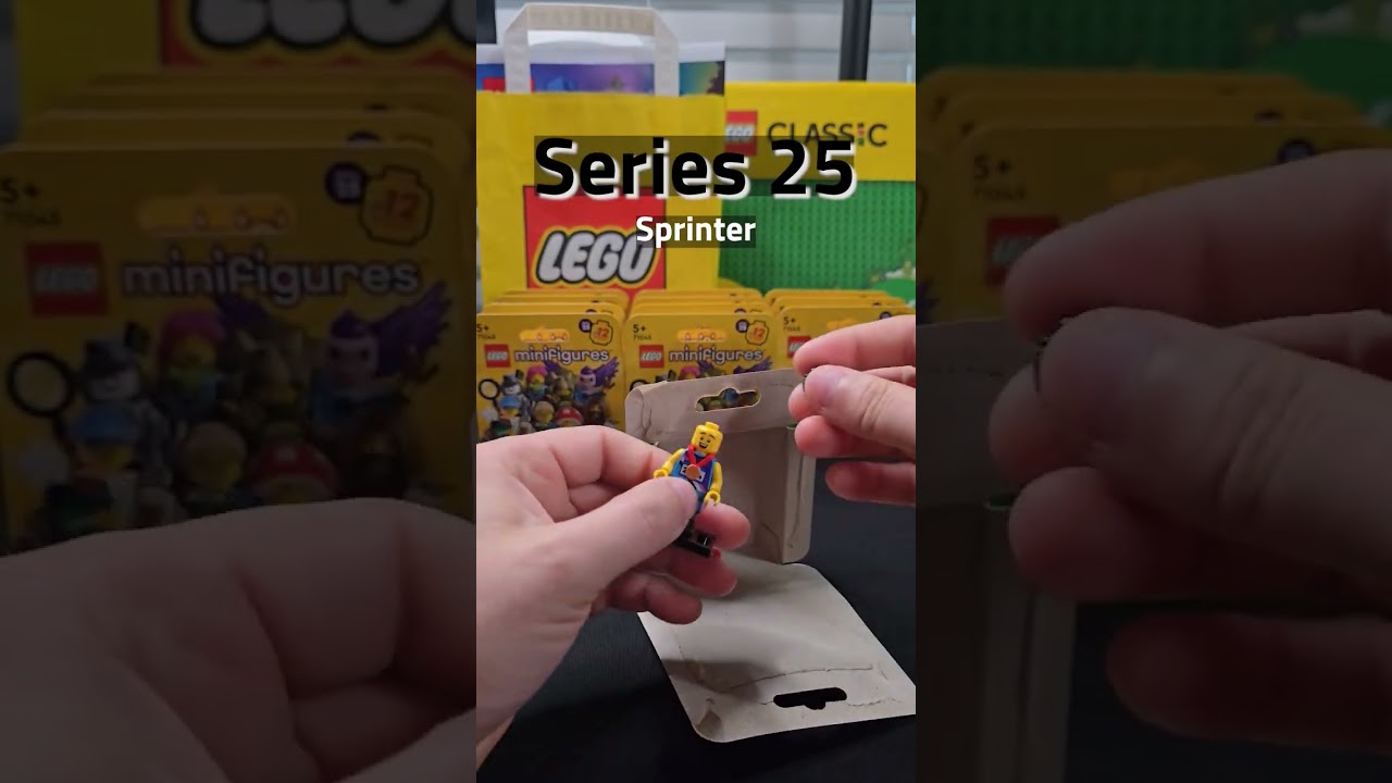 Lego Minifig Series 25! We got the Sprinter! 🏃&zwj;♂️ #Lego #Minifigures #Series25 #MonitosBricks