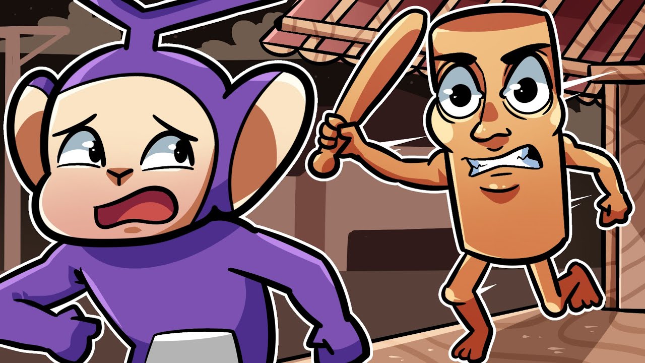 ESCAPE FROM TUNG TUNG TUNG SAHUR! | Tinky Winky Plays: Roblox Tung Tung Run