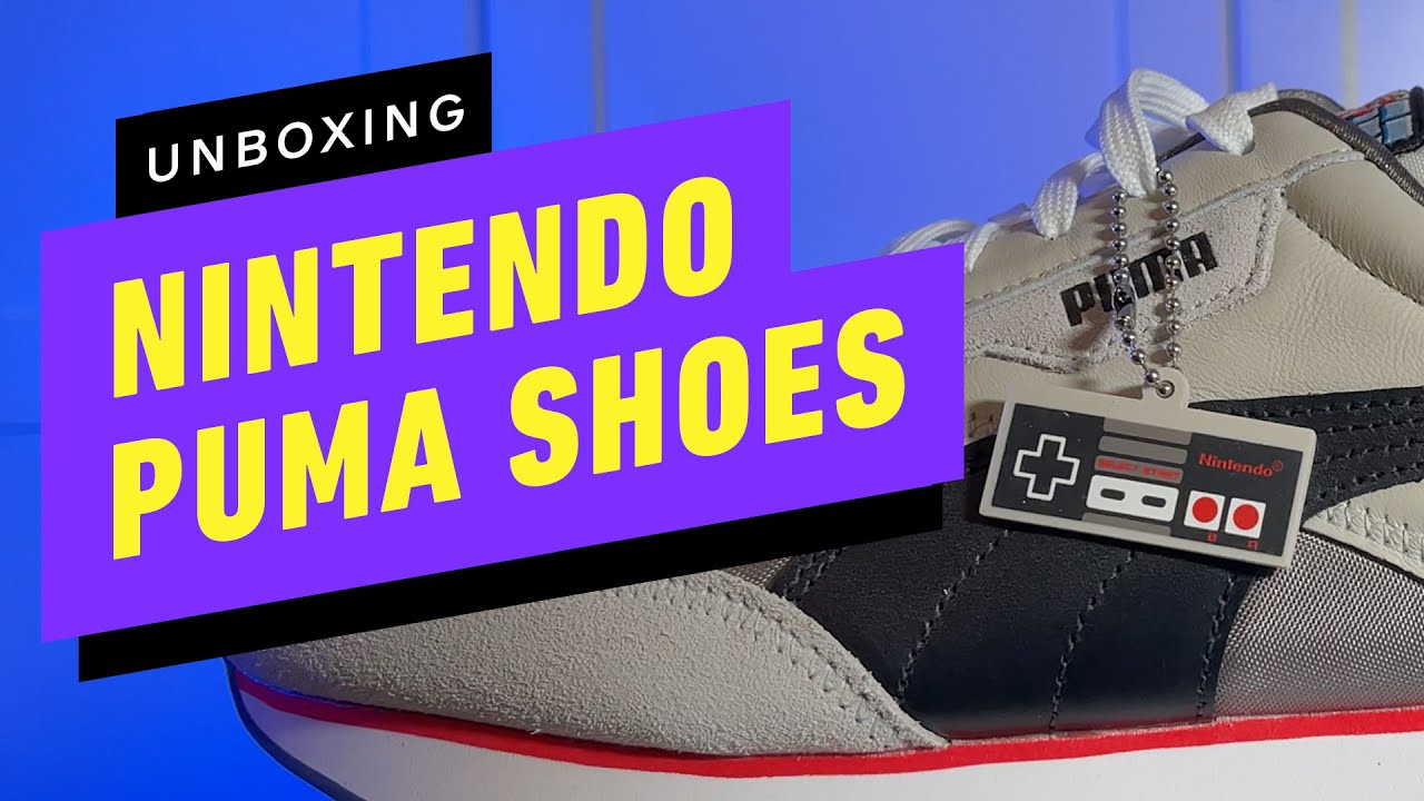 Unboxing the Nintendo Entertainment System Puma Sneakers - Up at Noon