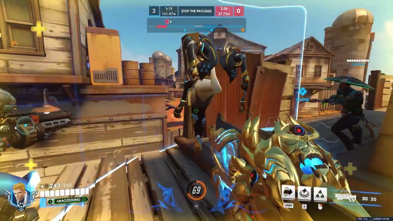 OVERWATCH Reign of Talon S1 MR. 100! NO DEATHS! POTG!