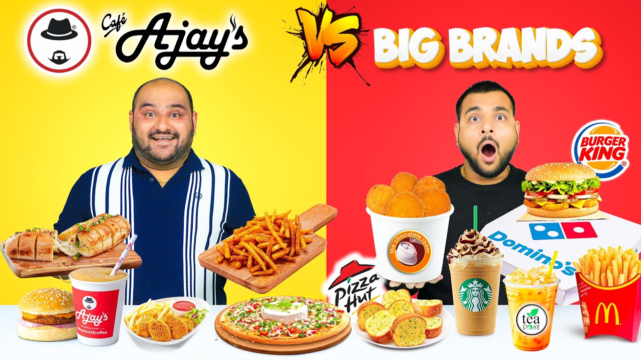 Ajay's Vs Big Brands | Comparing Ajay's Cafe Food With Big Food Brands | Viwa Food World