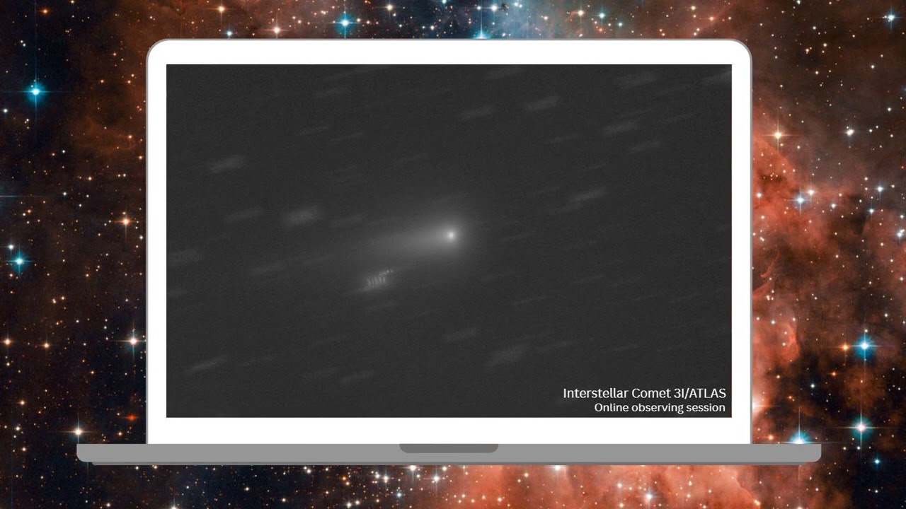 Прямая трансляция наблюдения межзвездной кометы 3I/ATLAS: последнее прощание перед отъездом из Со...