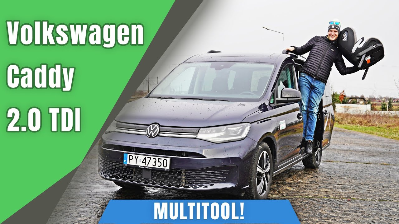 Volkswagen Caddy 2.0 TDI 122 KM DSG Dark Label 2024. Multitool !