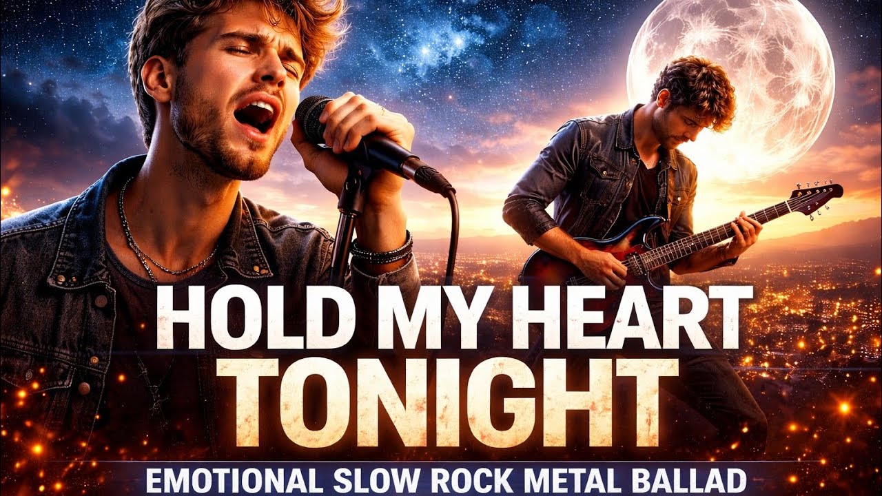 Hold My Heart Tonight – Emotional Slow Rock Metal Ballad | Ai_Musik