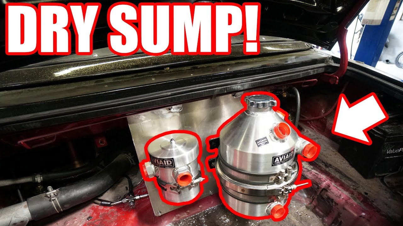 DRY SUMP Install On the LS MIATA!!