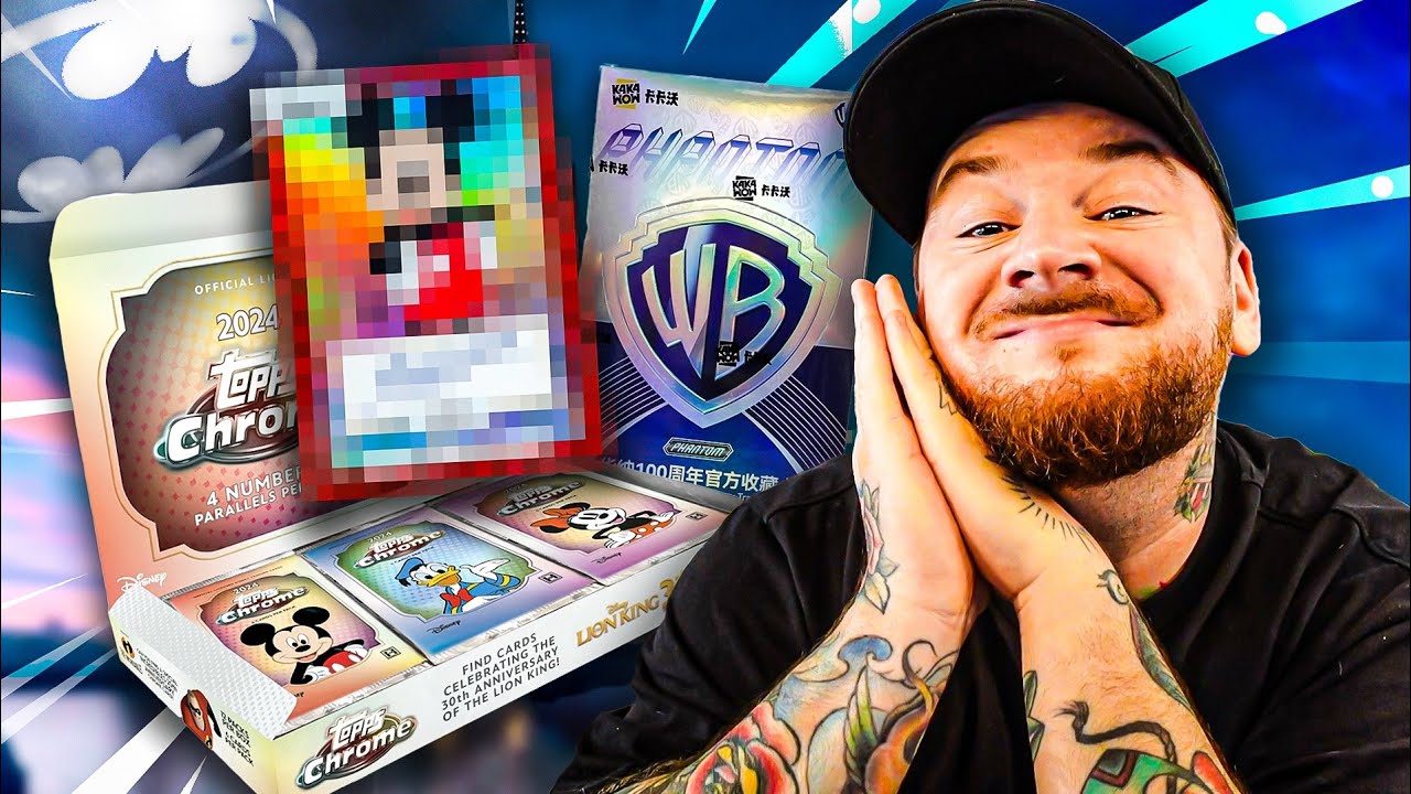 OMG DISNEY AUTO 😱 Wir ÖFFNEN 3x TOPPS DISNEY und 3x 2024 PHANTOM Warner Bros ! BOX BREAK