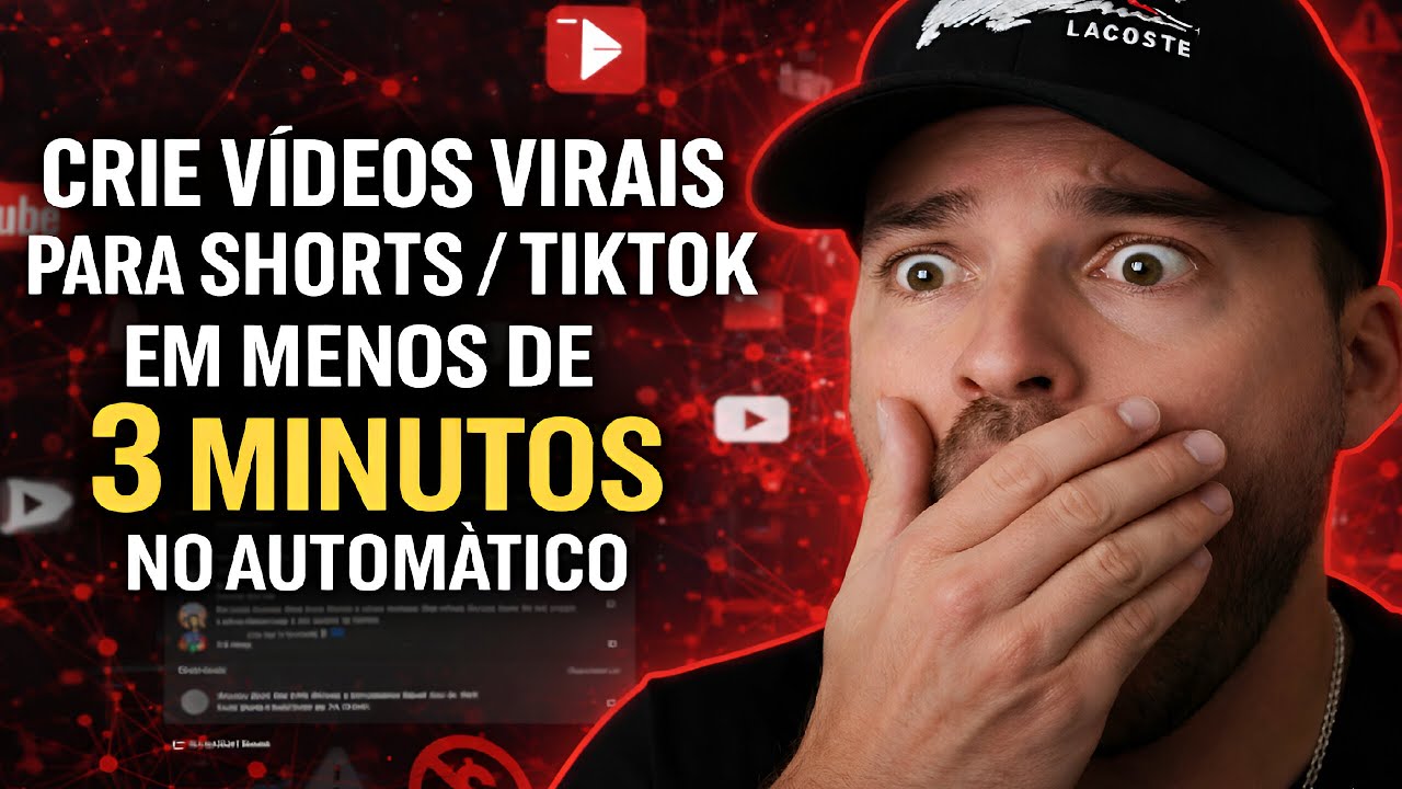 Como Criar Vídeos VIRAIS em 3 Minutos para Shorts e TikTok em 2026