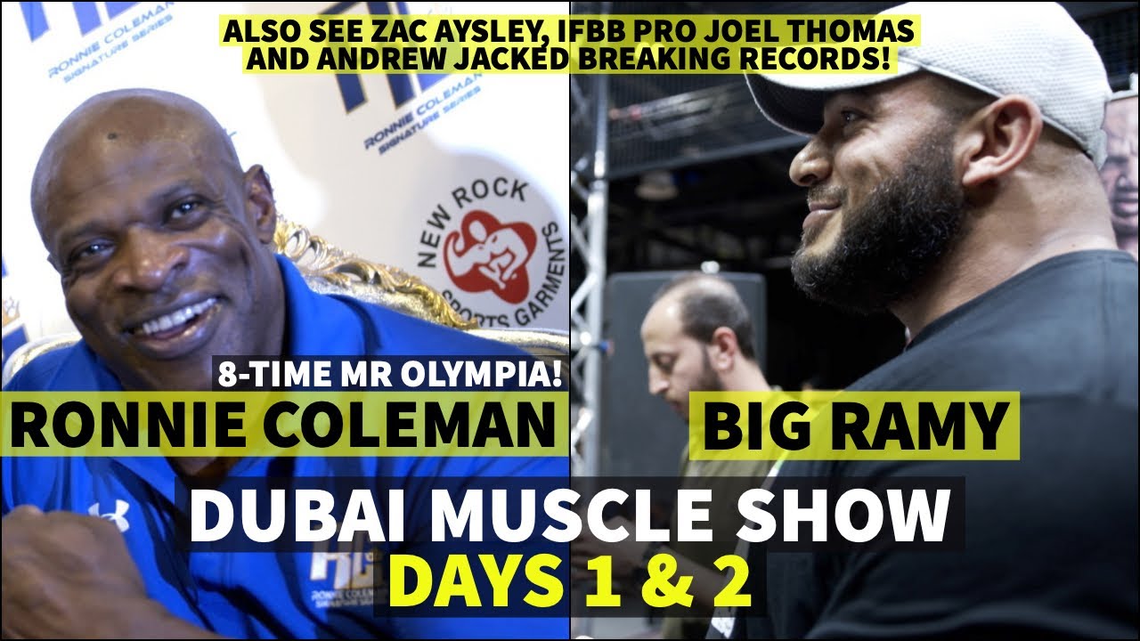 A MINUTE WITH RONNIE COLEMAN AND BIG RAMY!