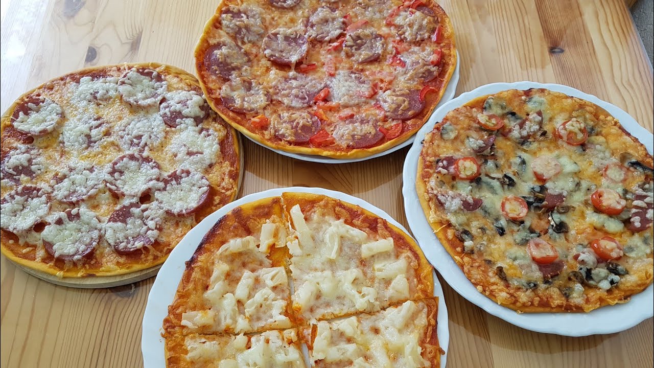 Невероятно вкусная ПИЦЦА из бездрожжевого теста🍕👍
