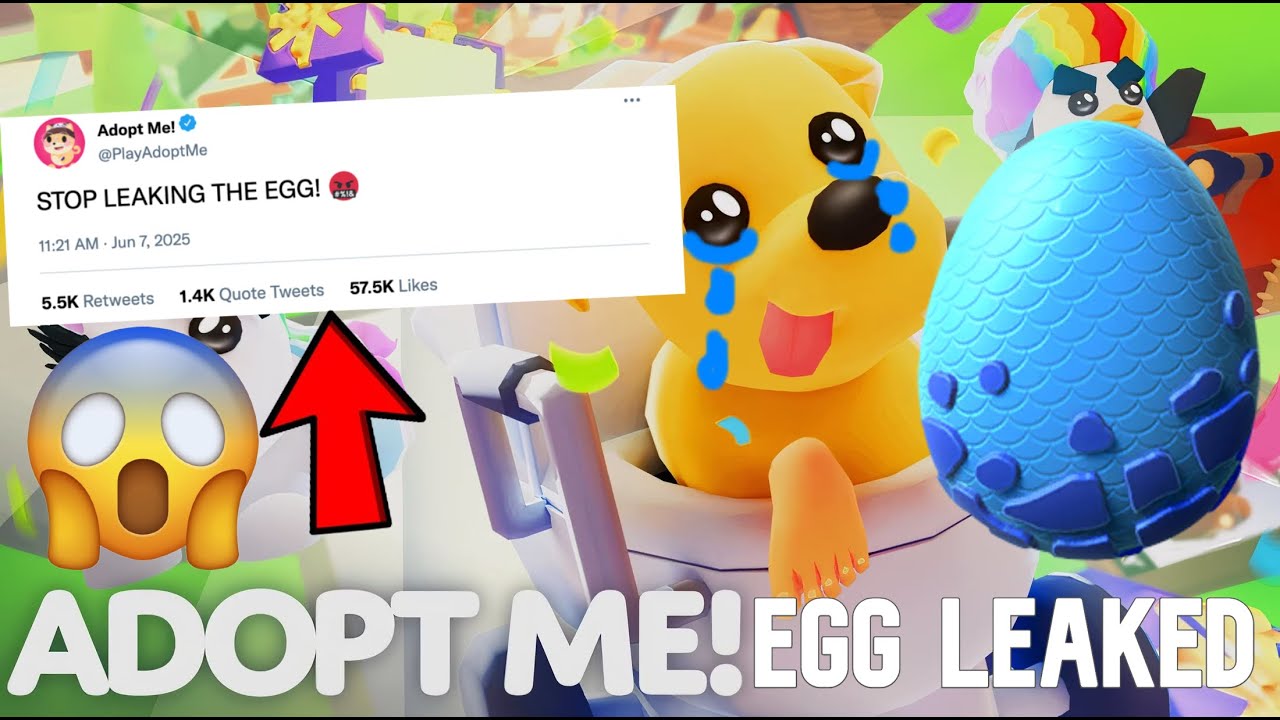 New ADOPT ME EGG LEAKED! Here's the new pets😱