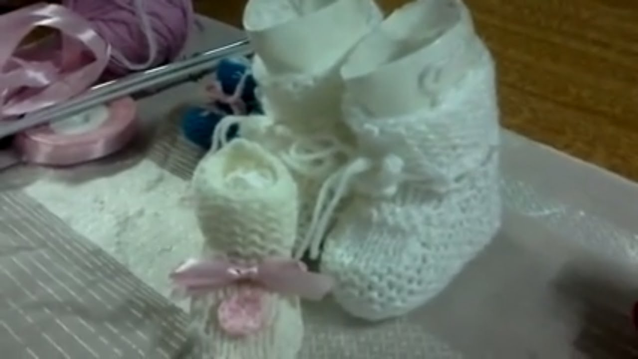 تريكو جوارب اطفال سنارتين 😍لكلوك بطريقة سهلة لا تخطر على بالكم  Knitting socks Baby
