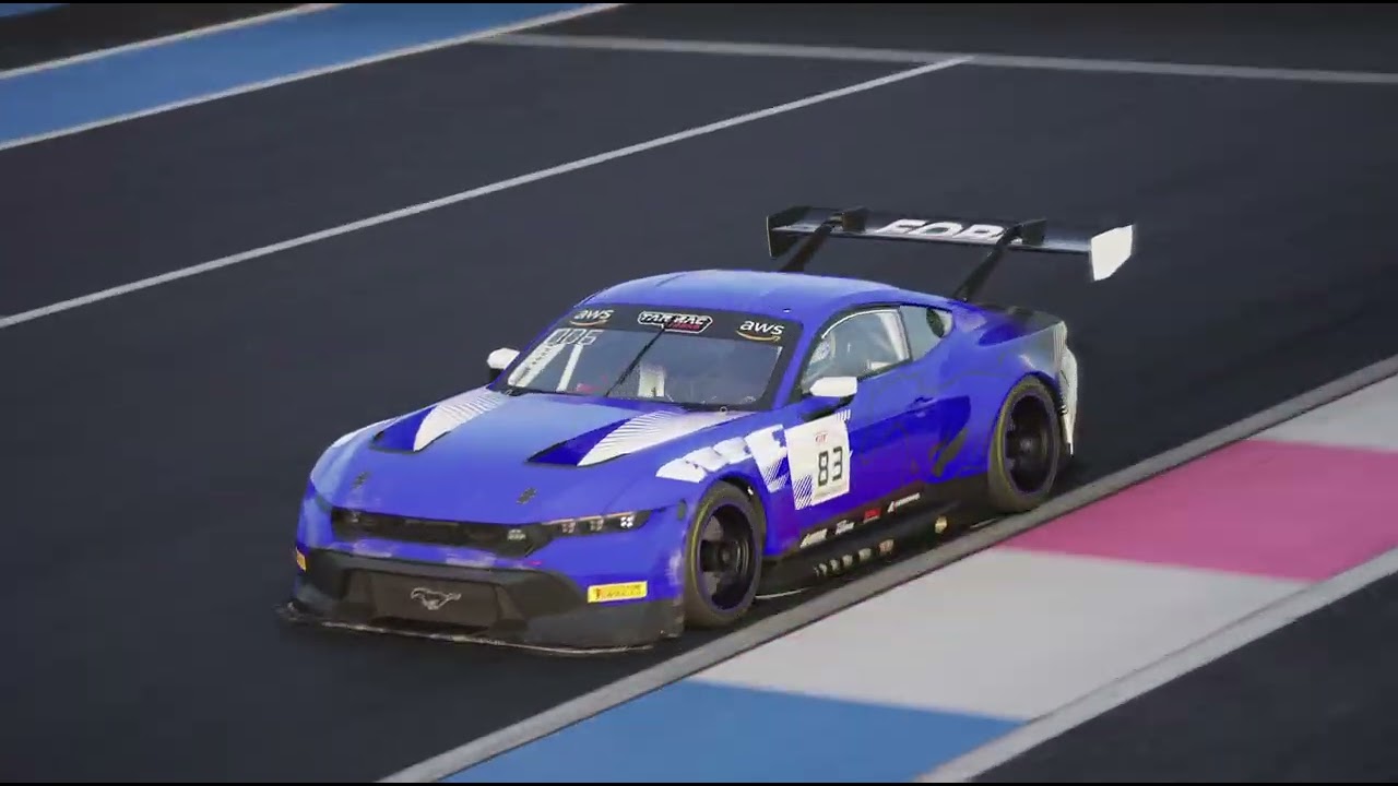 Assetto Corsa Competizione replay mustang Paul Ricard