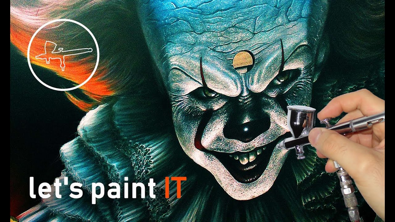 let's paint IT | Pennywise the Clown | Airbrush by Igor Amidzic