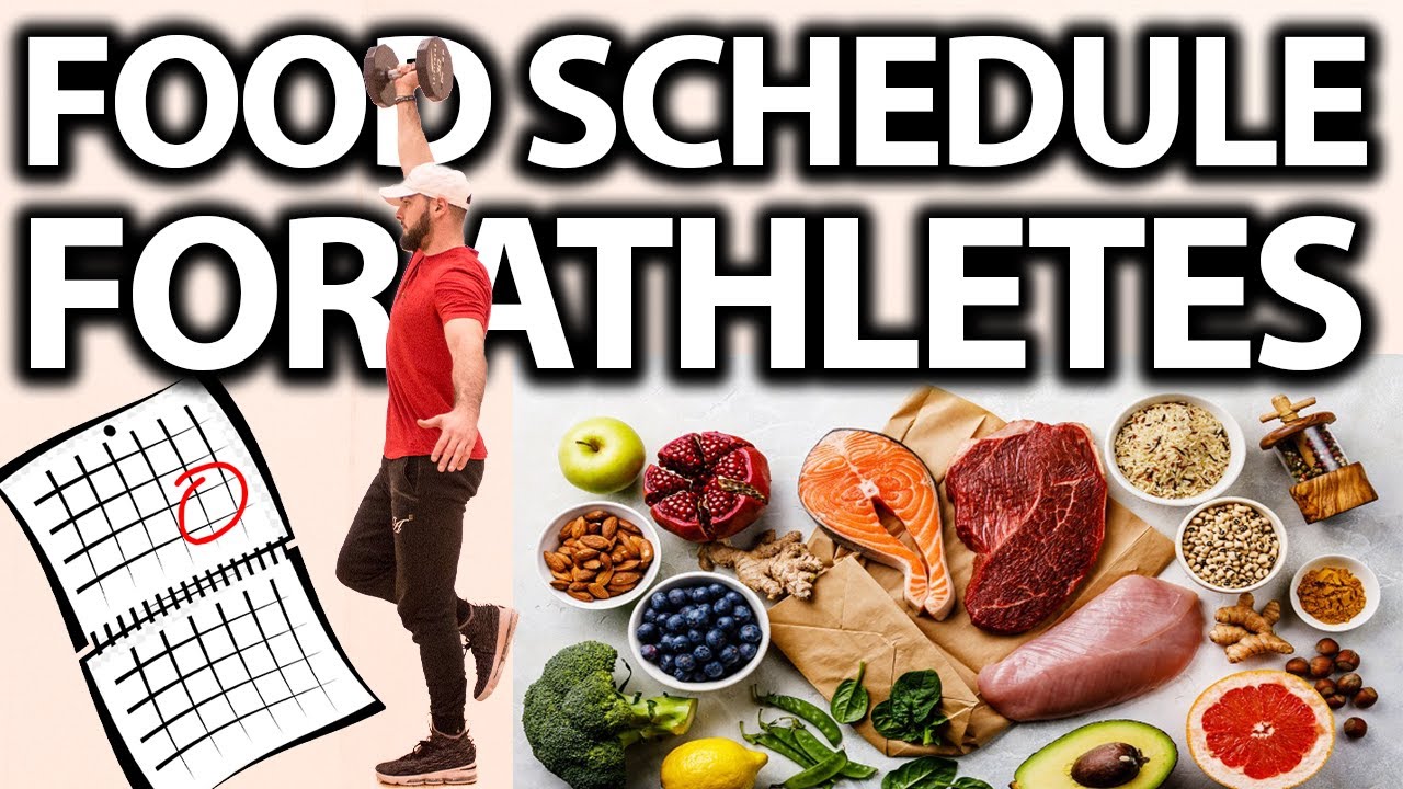 SIMPLE Food Schedule for Athletes! (WHAT TO EAT AND WHEN TO EAT IT)