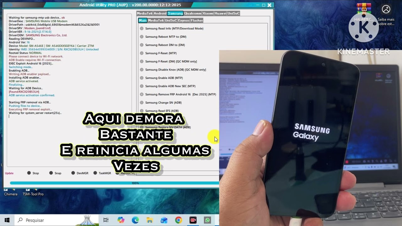 Desbloqueio da Conta Google Samsung Todos os Modelos No Android 16.