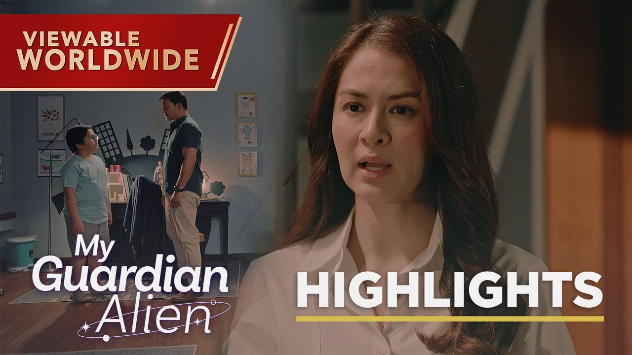 My Guardian Alien: The alien's impression of the irritable father (Episode 9)