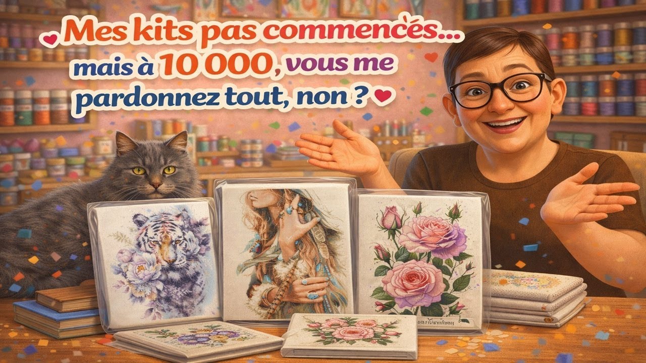 Mes kits pas commenc&eacute;s&hellip; mais &agrave; 10 000, vous me pardonnez tout, non