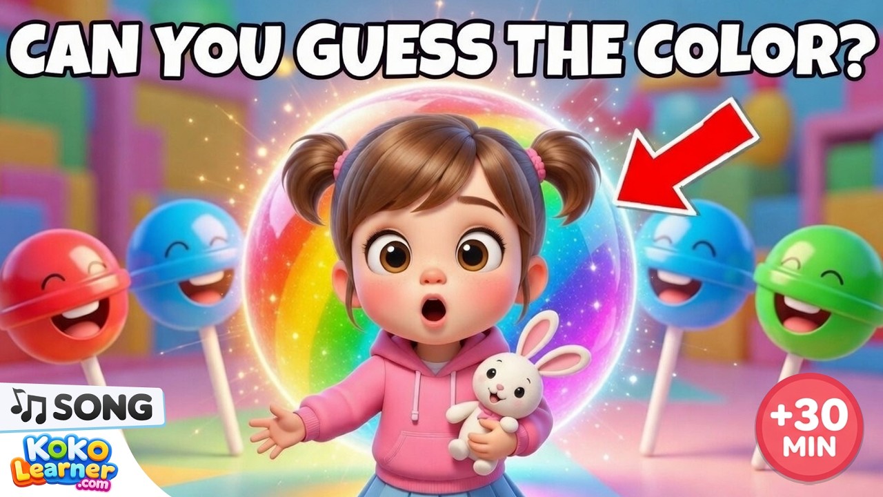 Colors Song for Kids 🌈 Learn Colors with Fun Music | 30 Minutes of Nursery Rhymes | Koko Learner