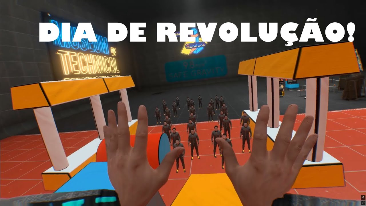 Um dia de revolução no Boneworks