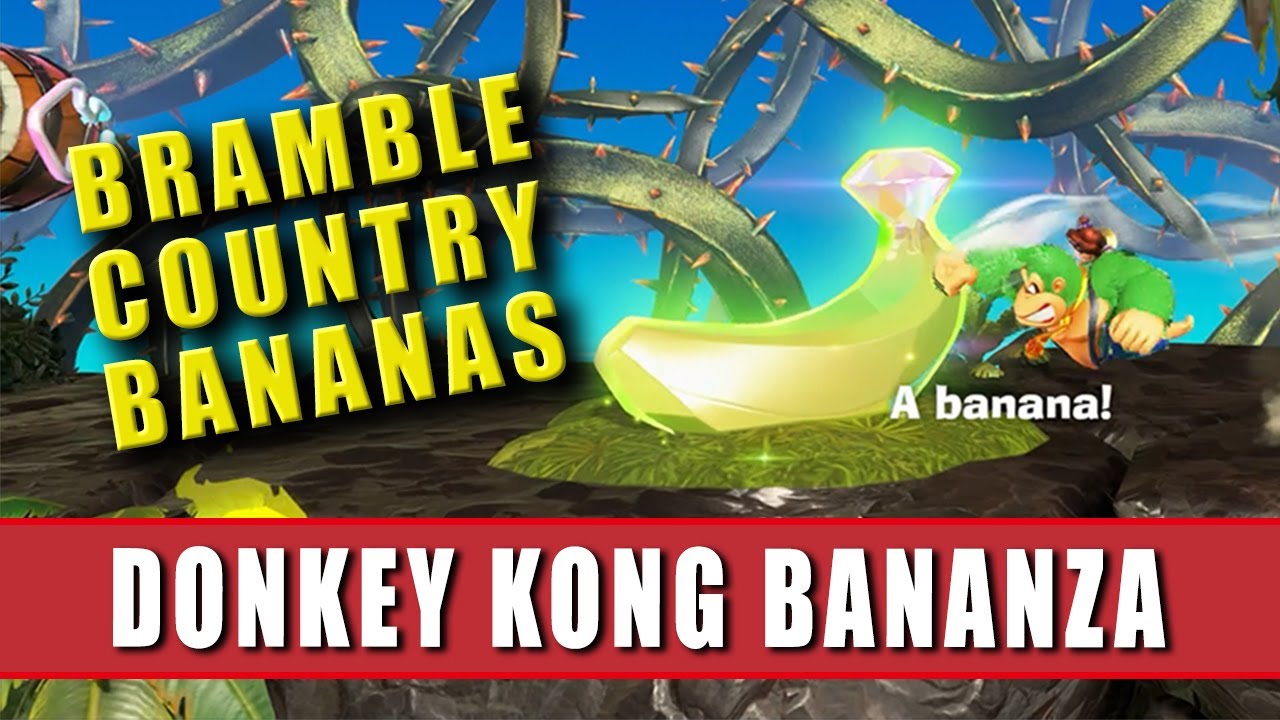 Donkey Kong Bananza Bramble Country Bananas Bramble Country Second Banana Location