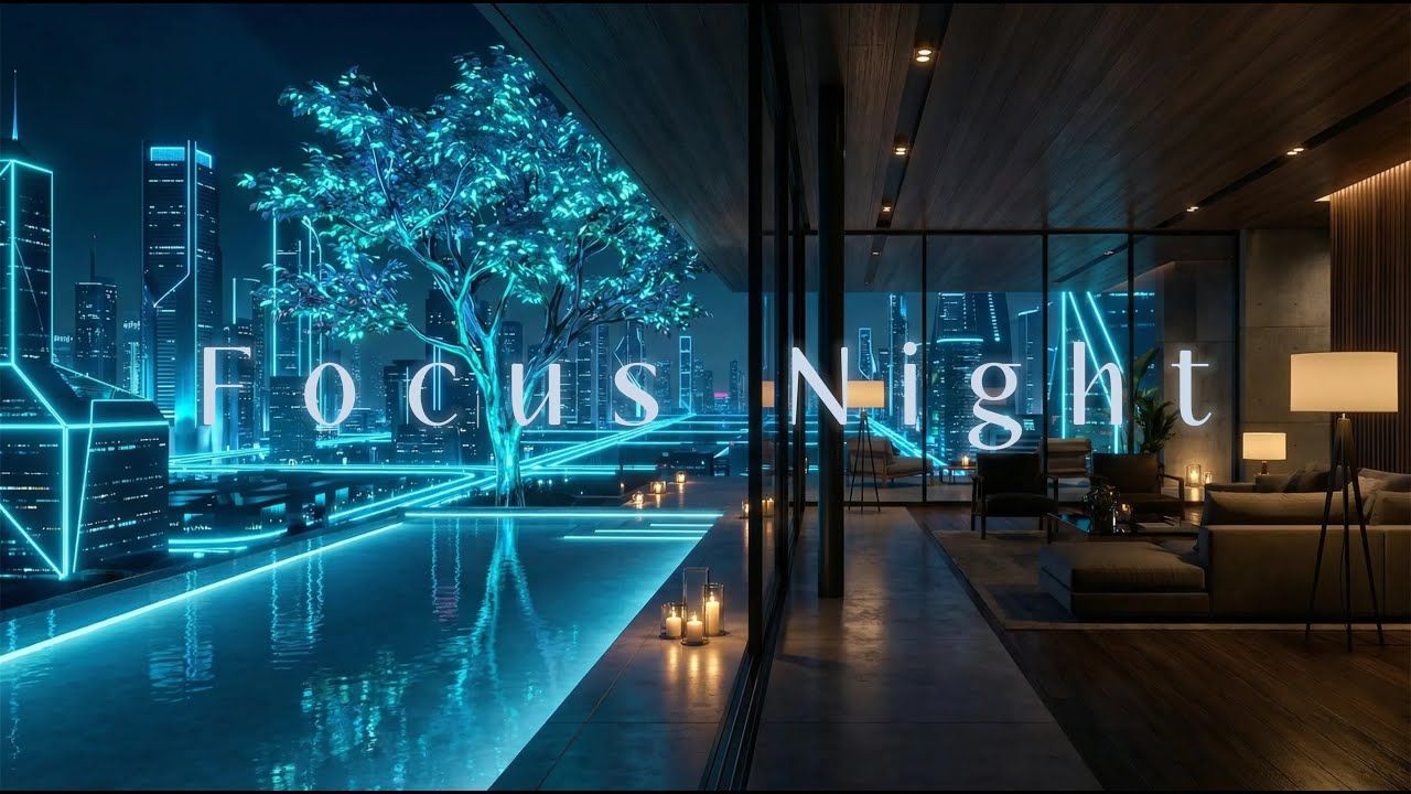 2 Hours Cyberpunk City 🌃 Chill Electronic & Lo-Fi House for Night Drives / Gaming 🚗💻